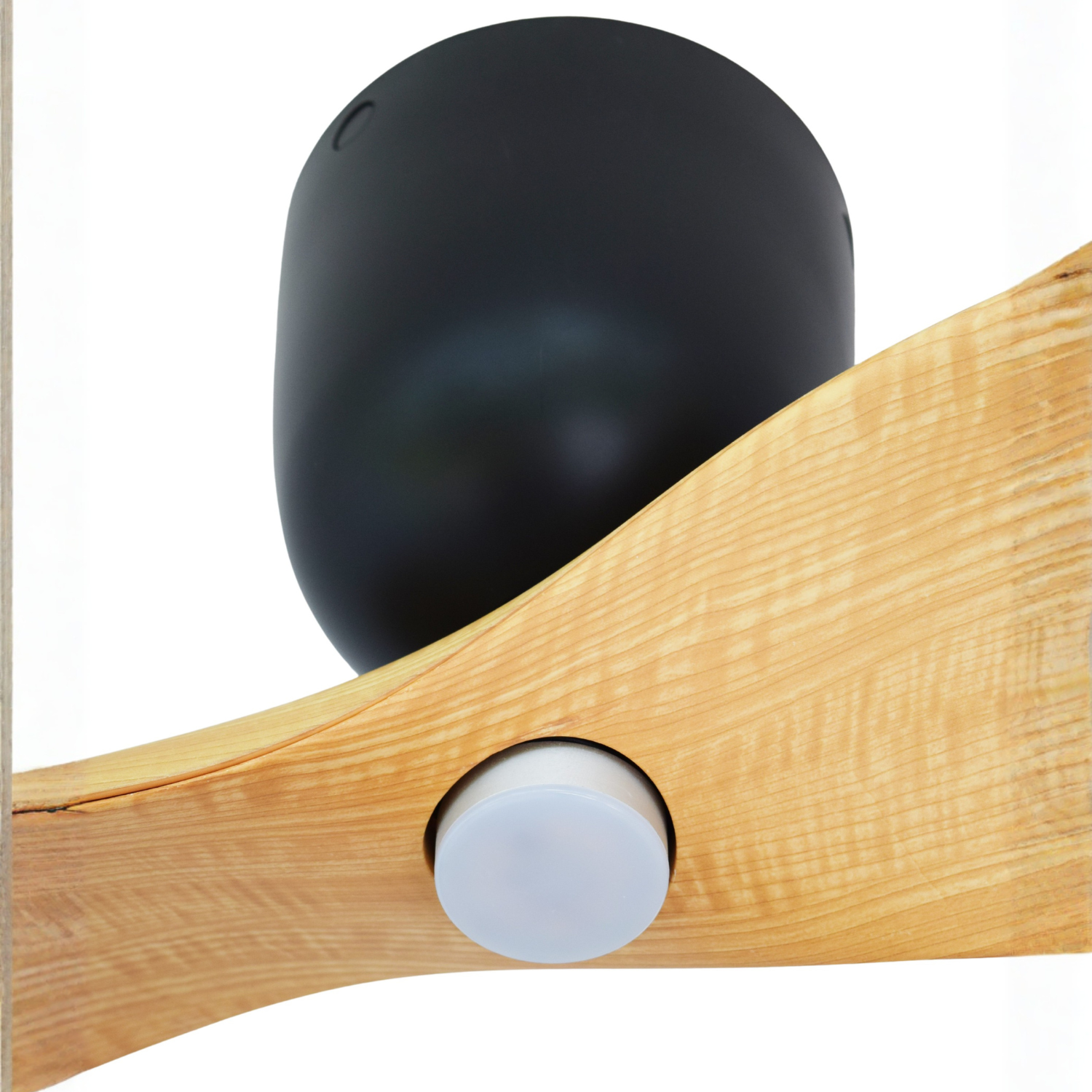Aeratron AE+2 con luz efecto madera clara / negro